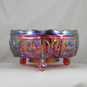 Fenton Red Good Luck Carnival Glass Fernery – HOACGA Limited Edition