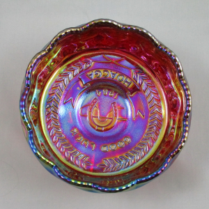 Fenton Red Good Luck Carnival Glass Fernery – HOACGA Limited Edition