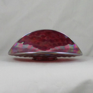 Fenton Red Hobnail Carnival Glass Hand Grip Plate – HOACGA OOAK