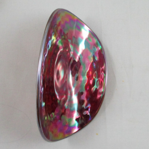 Fenton Red Hobnail Carnival Glass Hand Grip Plate – HOACGA OOAK