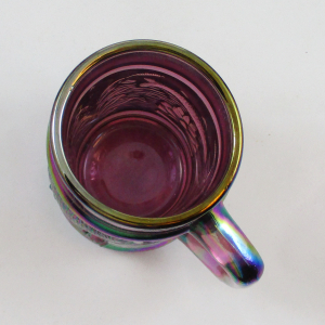 Fenton PNWCGC Lavnder Fisherman’s Carnival Glass Mug