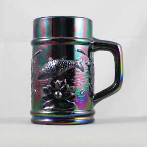 Fenton PNWCGC Purple Fisherman’s Carnival Glass Mug