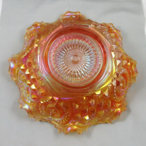 Antique Northwood Memphis Marigold Carnival Glass 8 piece Fruit Set