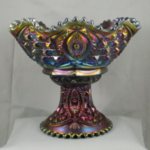 Antique Northwood Memphis Amethyst Carnival Glass 8 piece Fruit Set