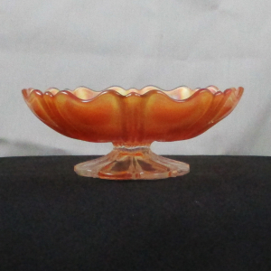 Antique Westmoreland #270 Marigold Carnival Glass Compote