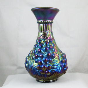Antique Imperial Grape Purple Carnival Glass Carafe