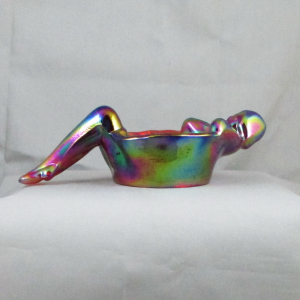 Mosser Red Carnival Glass Bathing Beauty Soap Dish