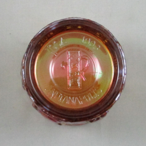 Fenton Marigold Frolicking Bears Carnival Glass Texas Tumbler for ICGA