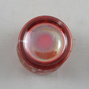 Antique Fenton Fluffy Peacock Marigold Carnival Glass Tumbler